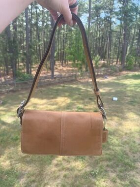 Vintage Coach Legacy Flap Shoulder Bag